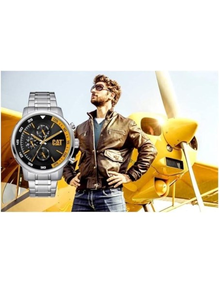 4 - Orologio sail in acciaio inossidabile 46mm 100mt cat - caterpillar ak.149.11.127