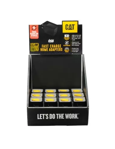 1 - Box da 12 pezzi di adattatore per USB Dual Cat - Caterpillar-2USBEU-PD