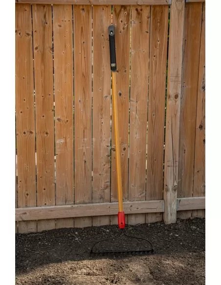 2 - Rastrello ad arco a 16 denti manico in fibra serie K Cat - Caterpillar K15-150