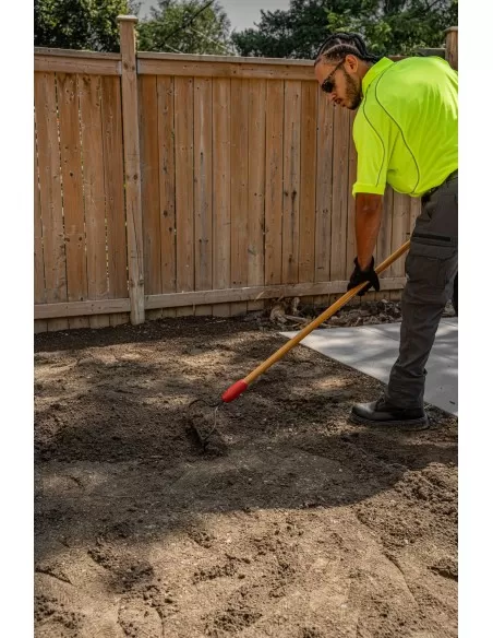 3 - Rastrello ad arco a 16 denti manico in fibra serie K Cat - Caterpillar K15-150