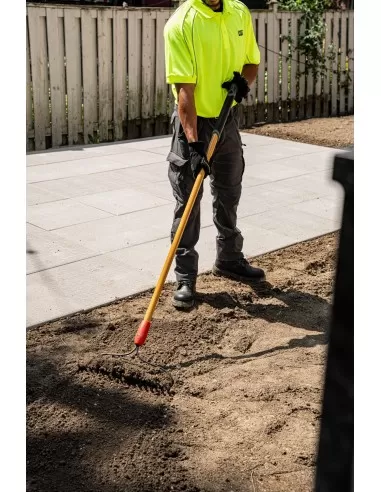 5 - Rastrello ad arco a 16 denti manico in fibra serie K Cat - Caterpillar K15-150