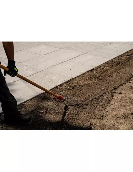 7 - Rastrello ad arco a 16 denti manico in fibra serie K Cat - Caterpillar K15-150