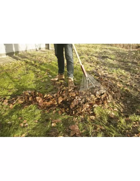 Rastrello per foglie a 19 denti manico fibra serie K Cat - Caterpillar K19-150