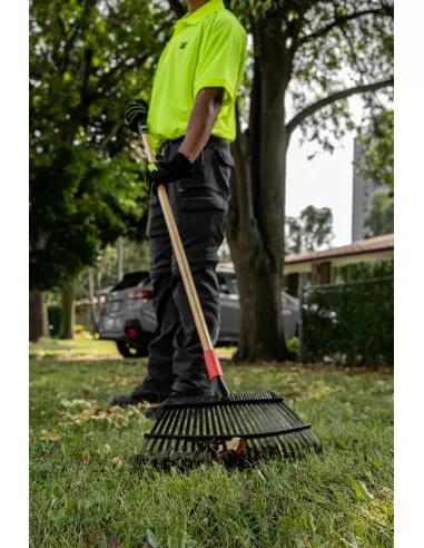 2 - Rastrello giardinaggio 26 denti manico in fibra serie K Cat-Caterpillar K19-151