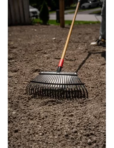 3 - Rastrello giardinaggio 26 denti manico in fibra serie K Cat-Caterpillar K19-151