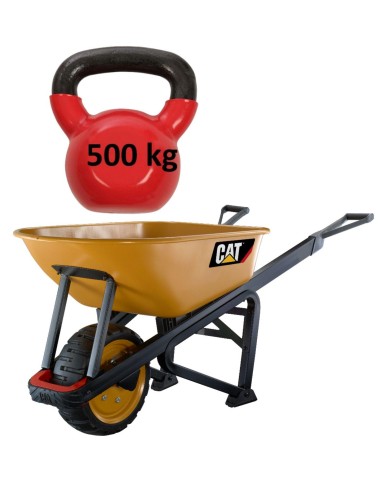 4 - Carriola manuale vasca in acciaio 100lt 500kg serie K Cat - Caterpillar K22-000