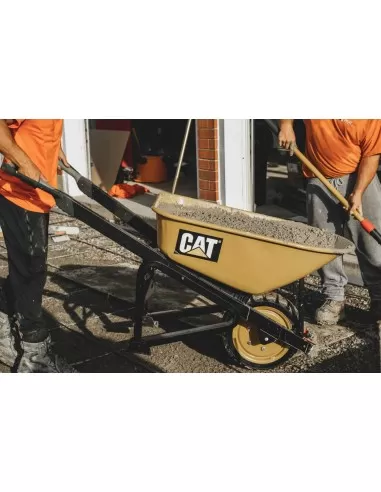 5 - Carriola manuale vasca in acciaio 100lt 500kg serie K Cat - Caterpillar K22-000