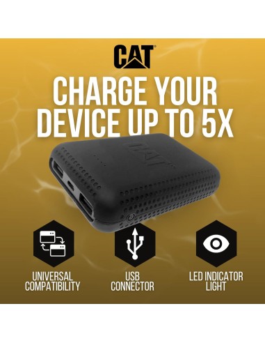 3 - Power bank per cellulare 10000mAh USB 2,4Amp Cat - Caterpillar-PWRPACKV2
