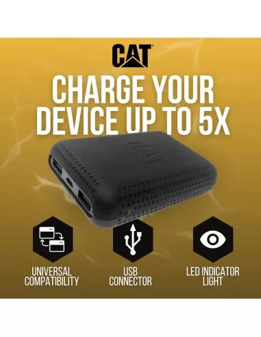 3 - Power bank per cellulare 10000mAh USB 2,4Amp Cat - Caterpillar-PWRPACKV2