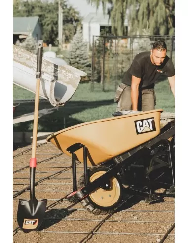 7 - Carriola manuale vasca in acciaio 100lt 500kg serie K Cat - Caterpillar K22-000