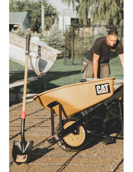 7 - Carriola manuale vasca in acciaio 100lt 500kg serie K Cat - Caterpillar K22-000