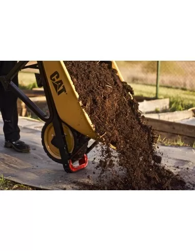 9 - Carriola manuale vasca in acciaio 100lt 500kg serie K Cat - Caterpillar K22-000