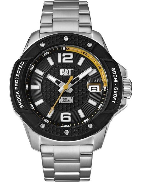1 - Orologio Shockmaster Evo in acciaio 46.5mm 200mt Cat - Caterpillar SJ.141.11.131