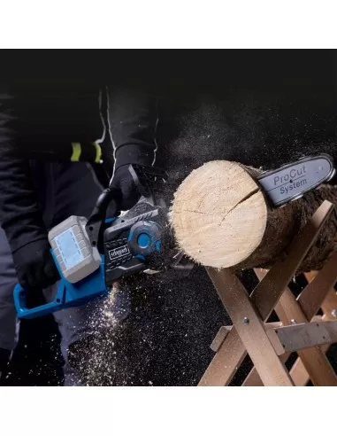 Motosega 2x20v 4 batteria 4.0Ah doppio caricatore ixes Scheppach bc-cs355duo-x