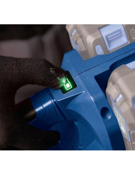 Motosega 2x20v 4 batteria 4.0Ah doppio caricatore ixes Scheppach bc-cs355duo-x