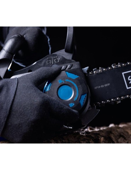 Motosega 2x20v 4 batteria 4.0Ah doppio caricatore ixes Scheppach bc-cs355duo-x