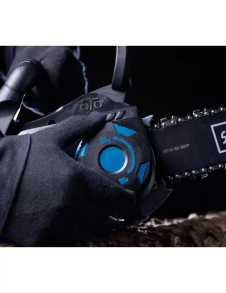 Motosega 2x20v 4 batteria 4.0Ah doppio caricatore ixes Scheppach bc-cs355duo-x