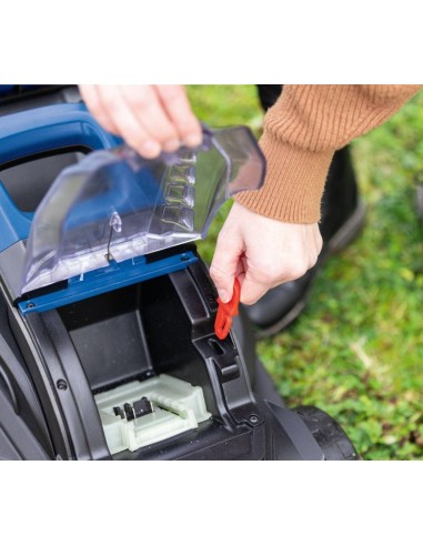 Rasaerba 20v 32cm 1 batteria 2.0Ah e caricabatteria ixes Scheppach bc-mp320-x