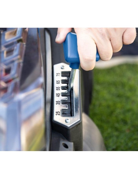 Rasaerba 43cm 2 batterie 2.0Ah e doppiocaricabatterie ixes Scheppach bc-mp430-x