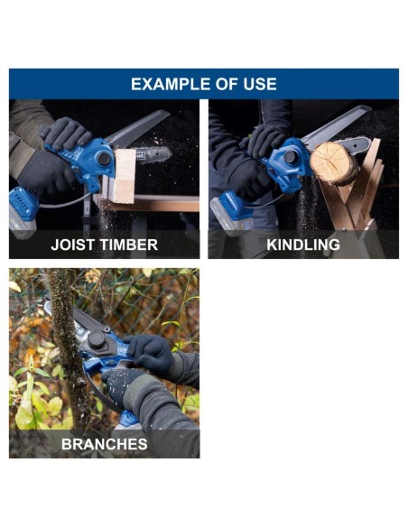 Potatore 20v 1 batteria 4.0Ah e caricabatteria ixes Scheppach bc-ps150-x