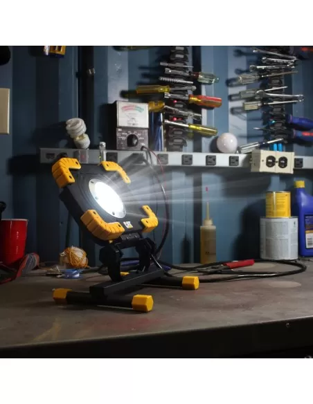 6 - Faretto da lavoro con supporto 3000lm Led cavo 3mt Cat - Caterpillar CT3550EU