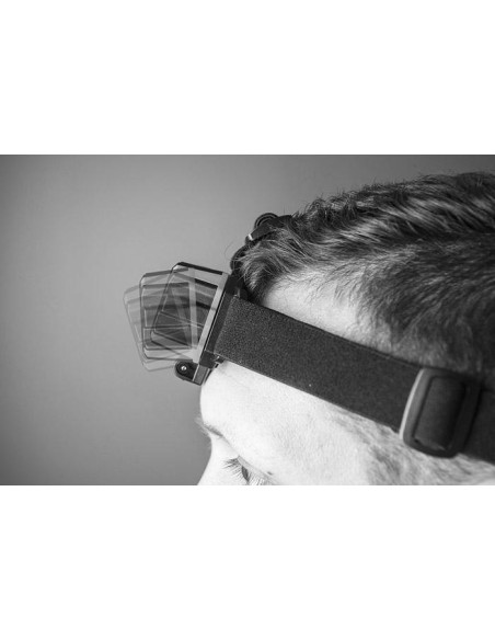 4 - Lampada torcia frontale ABS batteria AAA 250lm Led Cat - Caterpillar CT4120