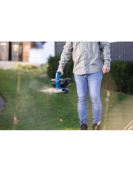 Spargitore 20v 1 batteria 2.0Ah + caricabatteria ixes Scheppach c-gps800-x