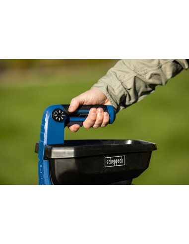 Spargitore 20v 1 batteria 2.0Ah + caricabatteria ixes Scheppach c-gps800-x