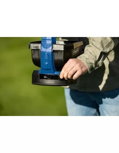 Spargitore 20v 1 batteria 2.0Ah + caricabatteria ixes Scheppach c-gps800-x