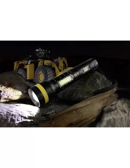 2 - Torcia a doppio Led ricaricabile USB 1200lm Led Cat - Caterpillar CT6315