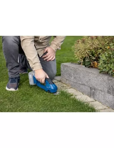 3 - Taglia erba-siepi 20v 2 batteria 2.0Ah caricabatteria ixes Scheppach c-htgs200-x