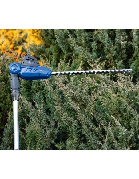 Potatore tagliasiepi con asta 20v batteria 2.0Ah ixes Scheppach c-phts410-x