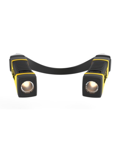 3 - Torcia da collo con doppia testa batteria AA 200lm Led Cat - Caterpillar CT7100