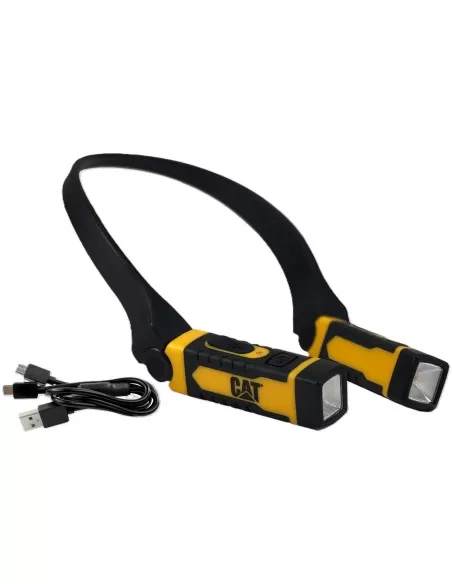 2 - Torcia da collo con doppia testa ricaricabile 300lm Led Cat - Caterpillar CT7105 2 - Torcia da collo con doppia testa ricaricabile 300lm Led Cat - Caterpillar CT7105