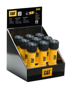 1 - Box da 9 torce portatili a batteria AAA 200lm a Led Cat - Caterpillar CTRACK9