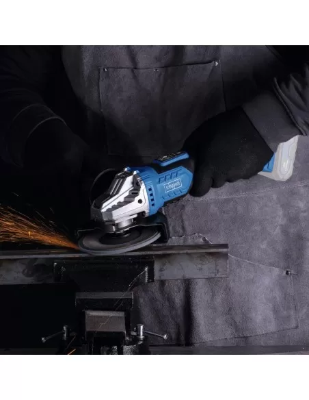 Smerigliatrice 20v batteria 2.0Ah e caricabatteria ixes Scheppach bc-ag125-x