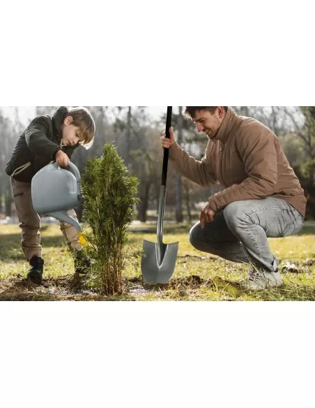 2 - Pala badile punta tonda a manico lungo in fibra serie H Cat-Caterpillar H10-300