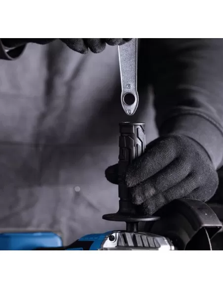 Smerigliatrice 20v 2 batterie 2.0Ah e caricabatteria ixes Scheppach bc-ag125-x