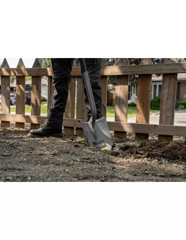 3 - Pala badile punta tonda a manico lungo in fibra serie H Cat-Caterpillar H10-300