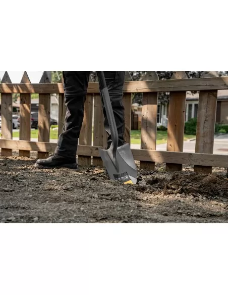 3 - Pala badile punta tonda a manico lungo in fibra serie H Cat-Caterpillar H10-300