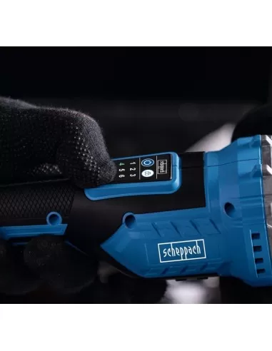 Smerigliatrice 20v 2 batterie 4.0Ah e caricabatteria ixes Scheppach bc-ag125-x