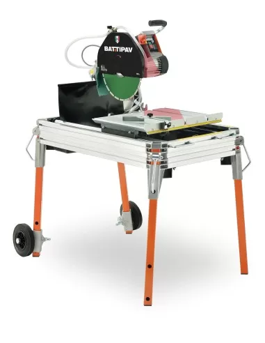 Macchina tagliapietre acqua umido taglio 80x11cm lama 350mm Battipav elite 80s