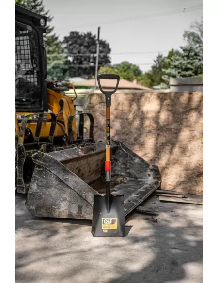 3 - Badile con punta quadrata manico a D in fibra serie J Cat - Caterpillar J10-204