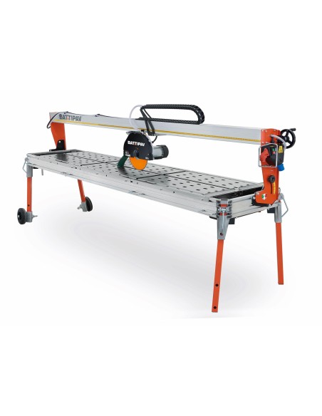 Segatrice a ponte per pietra 230v 1500x110mm lama 350mm Battipav prime 150s