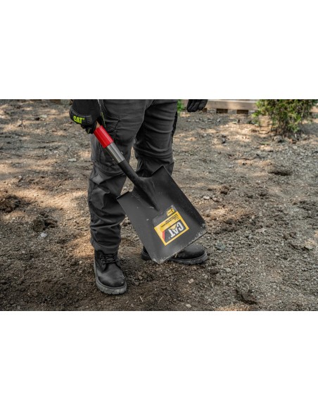 Badile con punta quadrata manico a D in fibra serie J Cat - Caterpillar J10-204