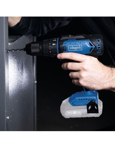 Trapano avvitatore 20v batteria 2.0Ah e caricabatteria ixes Scheppach c-cd45-x