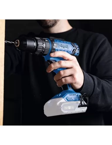 3 - Trapano avvitatore 20v batteria 2.0Ah e caricabatteria ixes Scheppach c-cd45-x