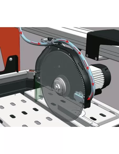 Segatrice a ponte per pietra 230v 1500x110mm lama 350mm Battipav prime 150s