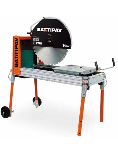 Macchina tagliapietre acqua 400v taglio 55x27cm lama 700mm Battipav expert 700