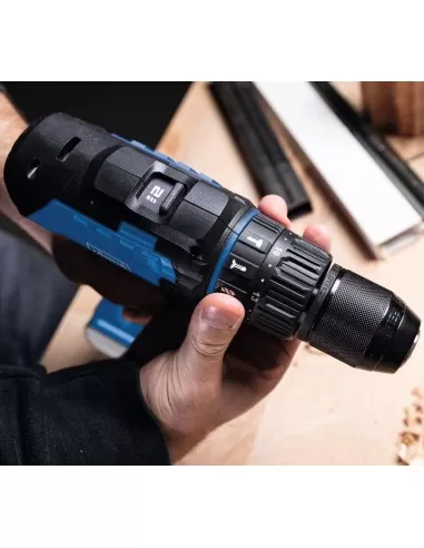 7 - Trapano avvitatore 20v batteria 2.0Ah e caricabatteria ixes Scheppach c-cd45-x